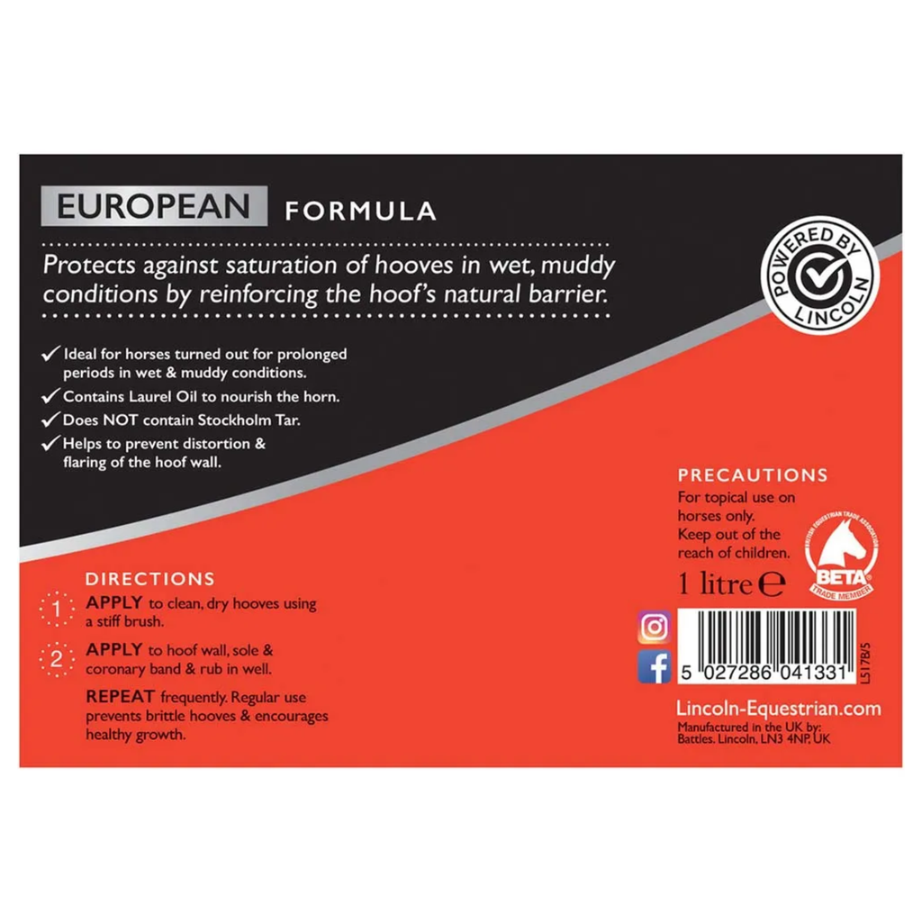 Lincoln Green Hoof Grease - 1 Litre