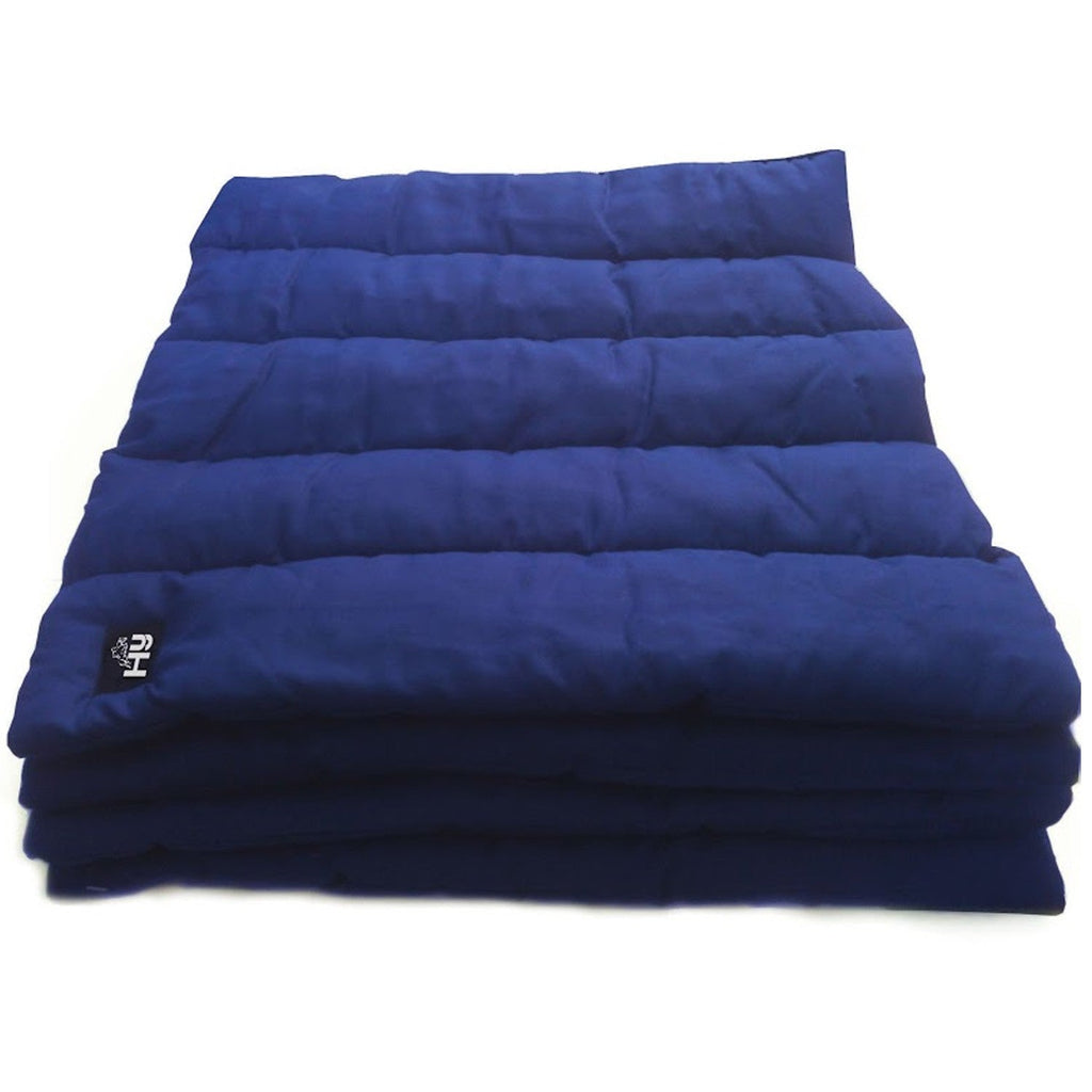 Hy Quilted Leg Pads - 300g Polyfilling - Navy set of 4