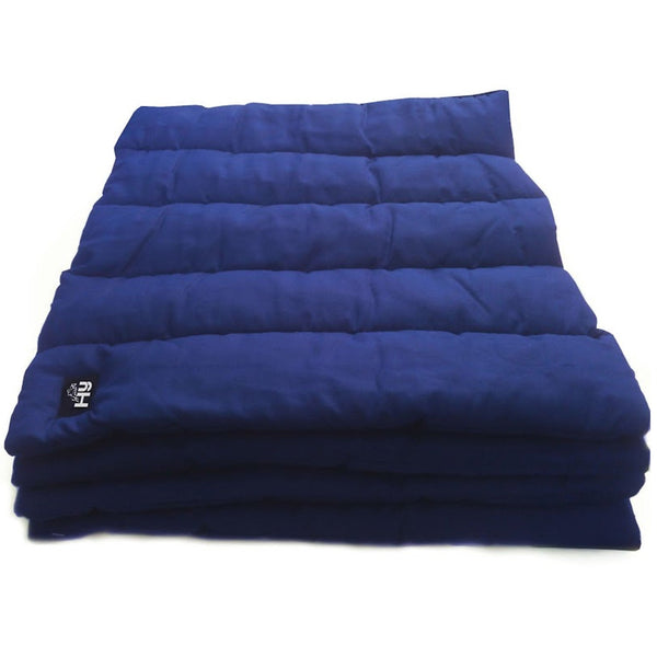 Hy Quilted Leg Pads - 300g Polyfilling - Navy set of 4