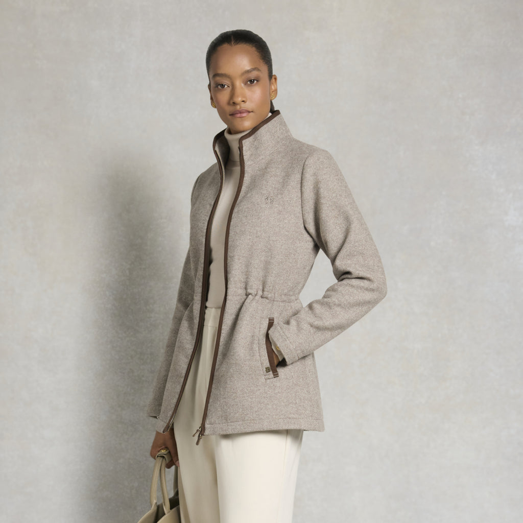 Holland Cooper Ladies Hillford Country Jacket - Sahara Twill