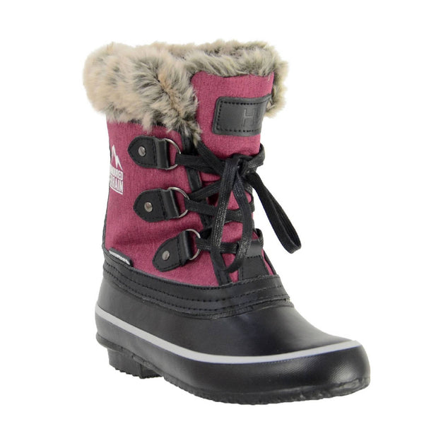 HyLAND Short Mont Blanc Winter Boots - Berry