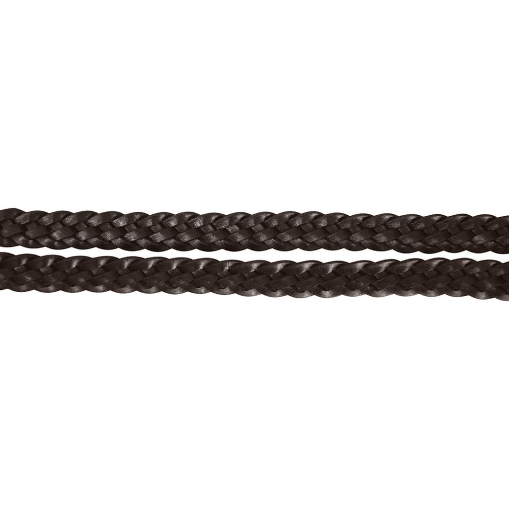 Hy Equestrian Plaited Reins Brown