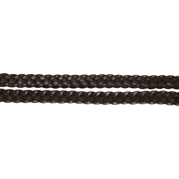 Hy Equestrian Plaited Reins Brown