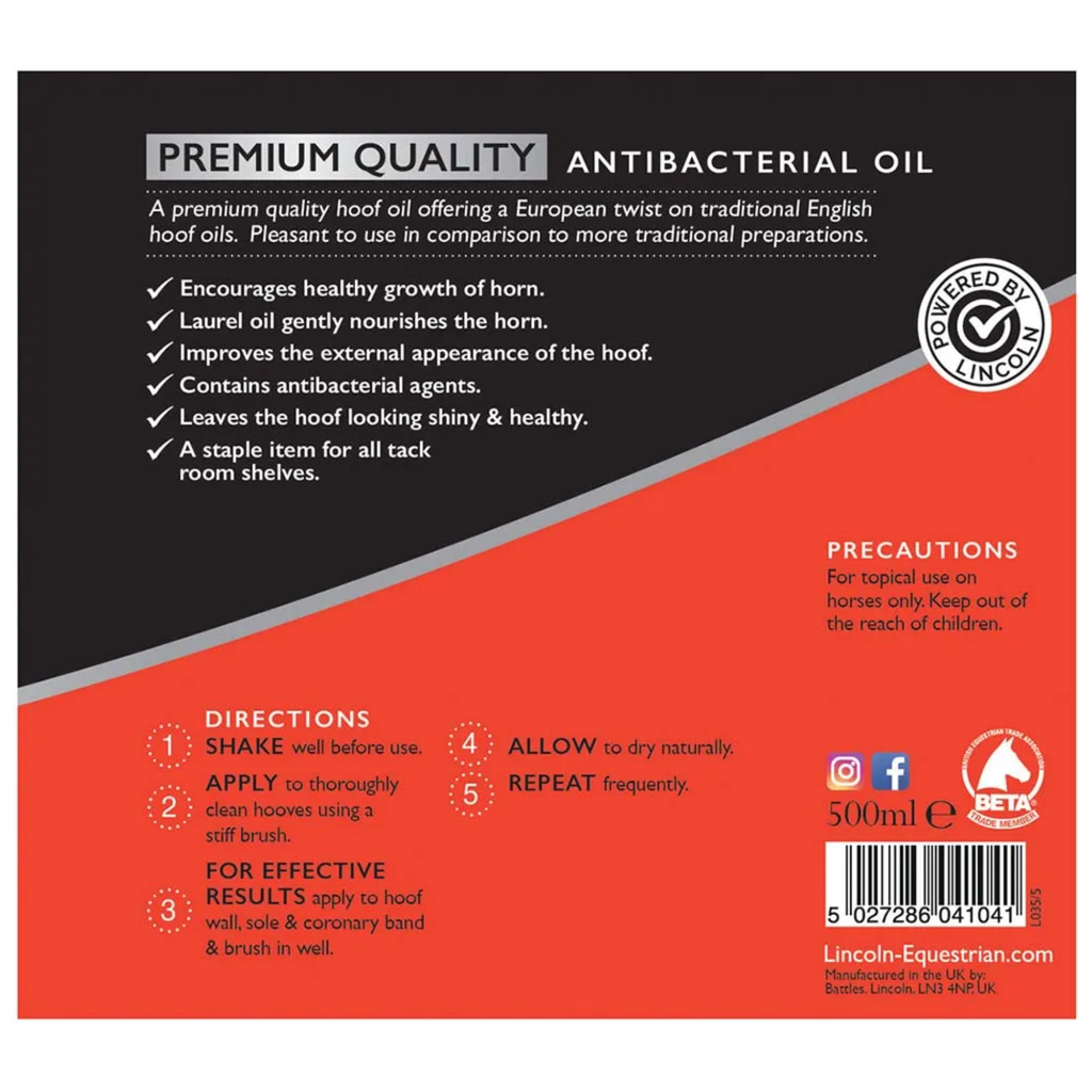 Lincoln Green Hoof Oil - 500ml
