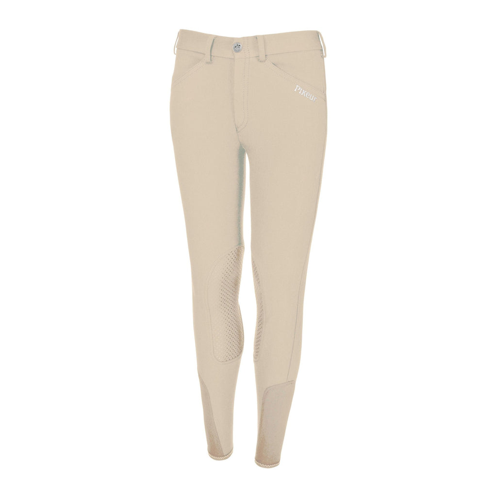 Pikeur Girls Brooklyn Grip Seat Breeches - Beige