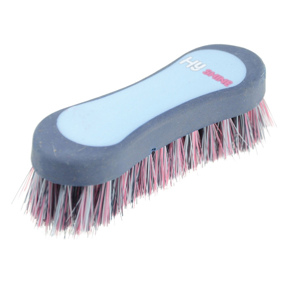 HySHINE Pro Groom Face Brush - Navy/Light Blue
