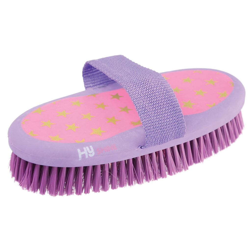 HySHINE Star Easy Grip Body Brush - Pink/Lilac