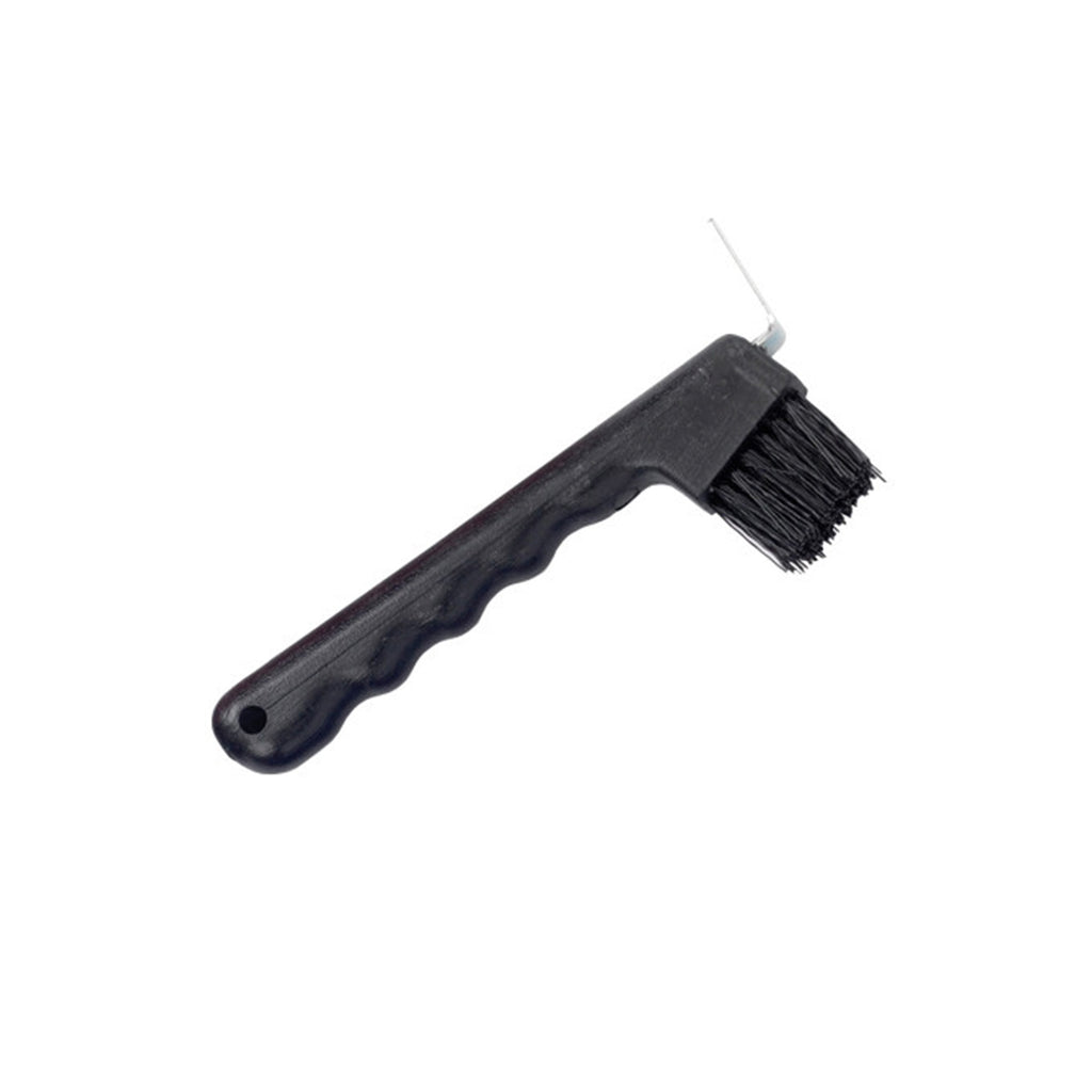 Lincoln Hoof Pick With Brush - Black