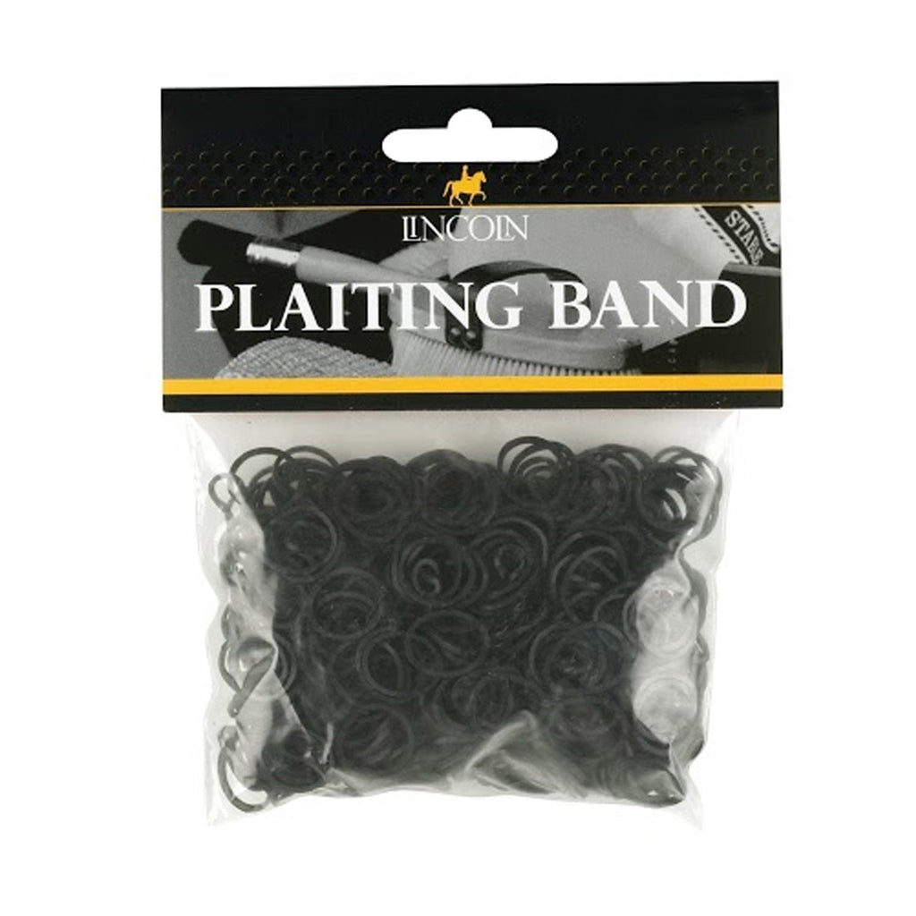 Lincoln Plaiting Bands - Black