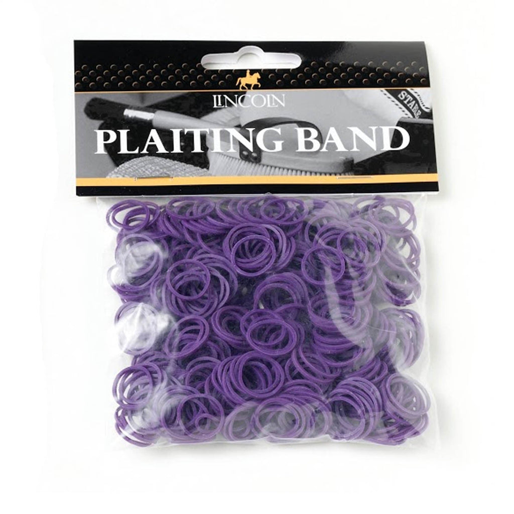 Lincoln Plaiting Bands - Purple