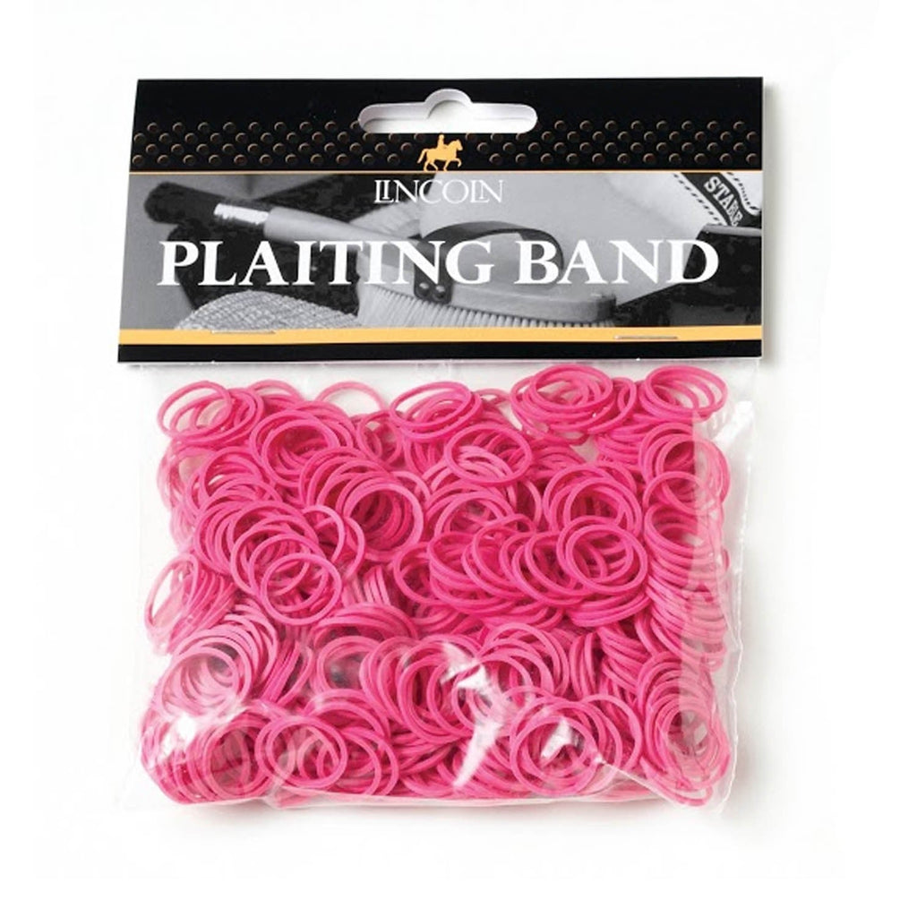 Lincoln Plaiting Bands - Pink