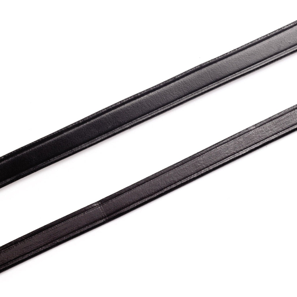 Hy Equestrian Plain Leather Reins - Brown