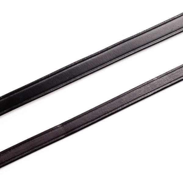 Hy Equestrian Plain Leather Reins - Brown
