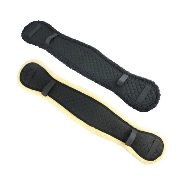 Hy Equestrian Girth Cover - Black/ Natural