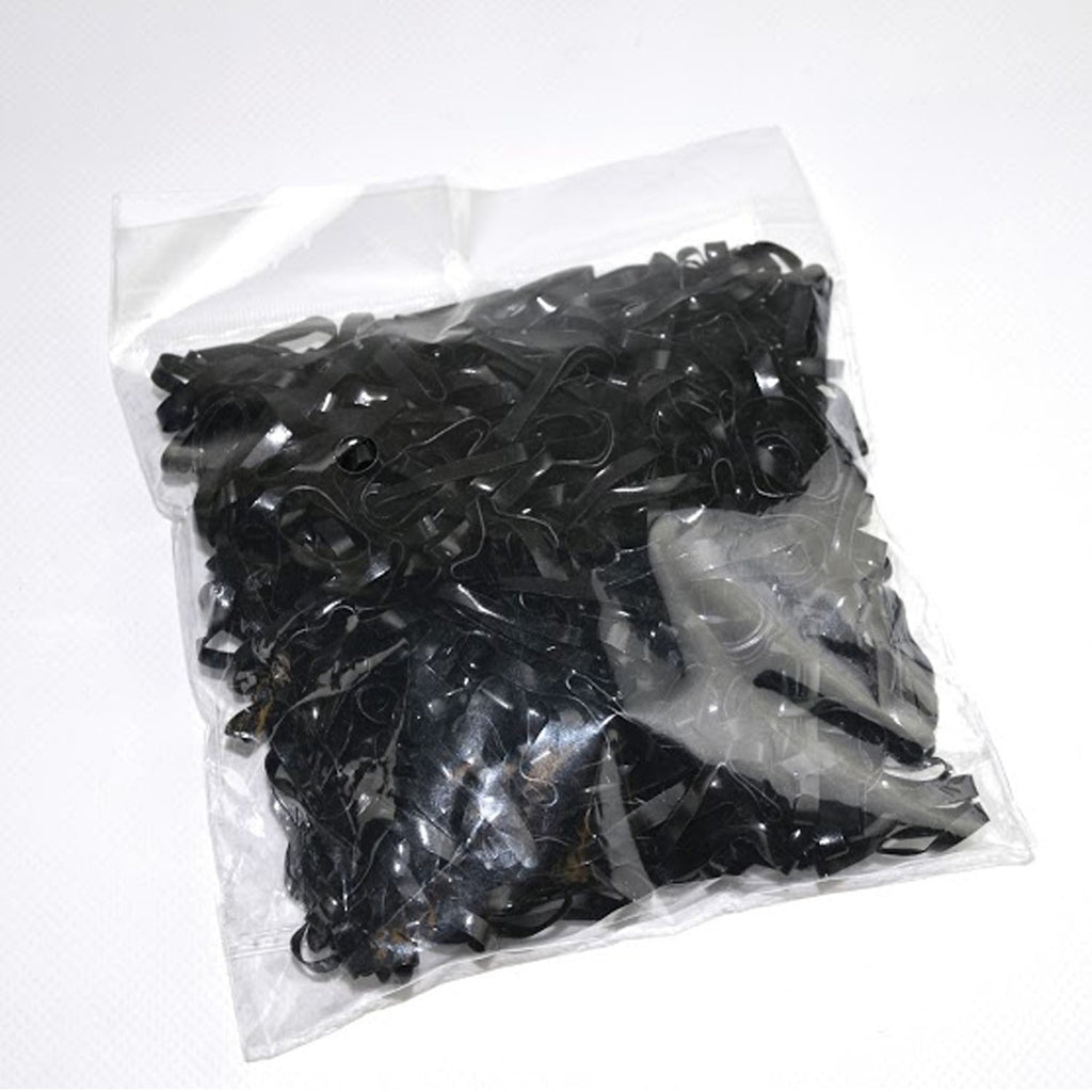 Lincoln Silicone Plaiting Bands - Black