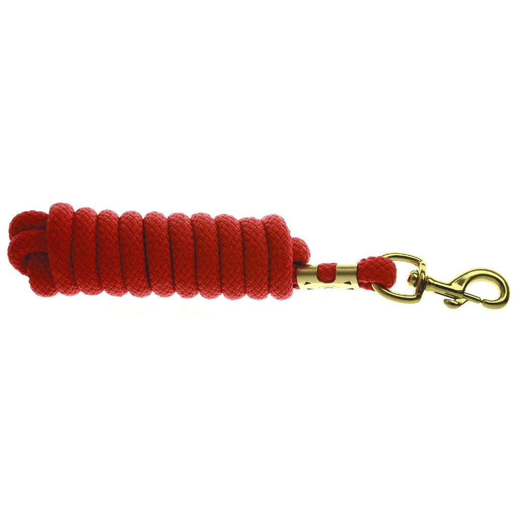 Hy Plaited Lead Rope - Red