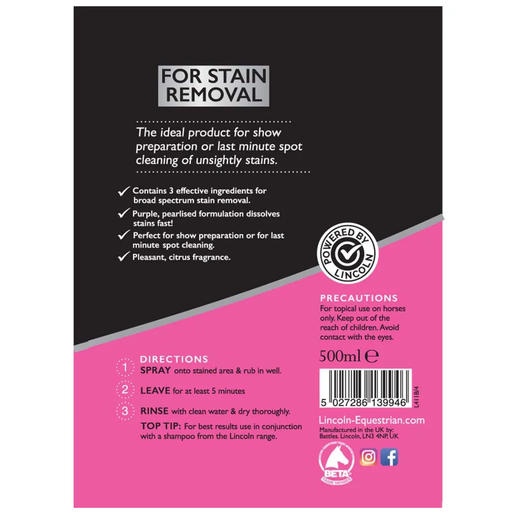 Lincoln Stain Remover - 500ml