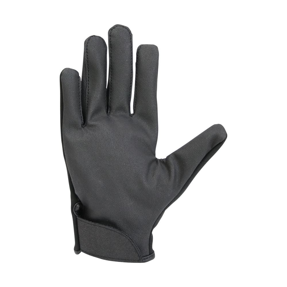 Hy Equestrian Childrens Softshell Comfort Riding Gloves - Black