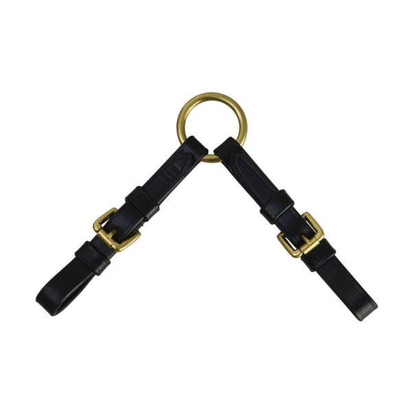 Hy Equestrian Leather Coupling - Black