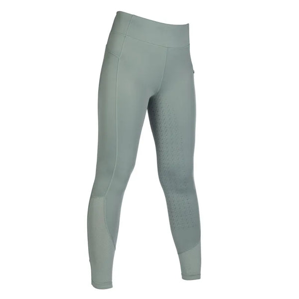 HKM Ladies Harbour Island Full Seat Riding Leggings - Sage