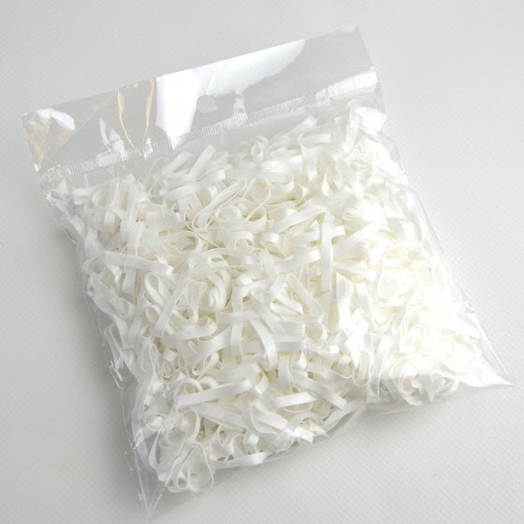 Lincoln Silicone Plaiting Bands - White