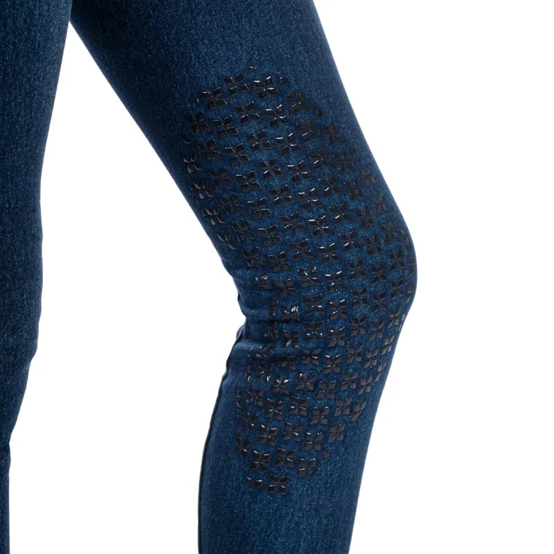 HKM Kids Aymee Denim Breeches - Deep Blue