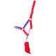 Christmas Head Collar and Lead Rope By Little Rider - Red