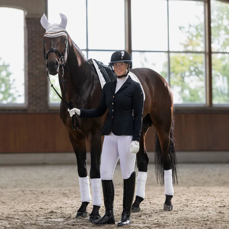 HKM Ladies Lisa Full Seat Leggings - White