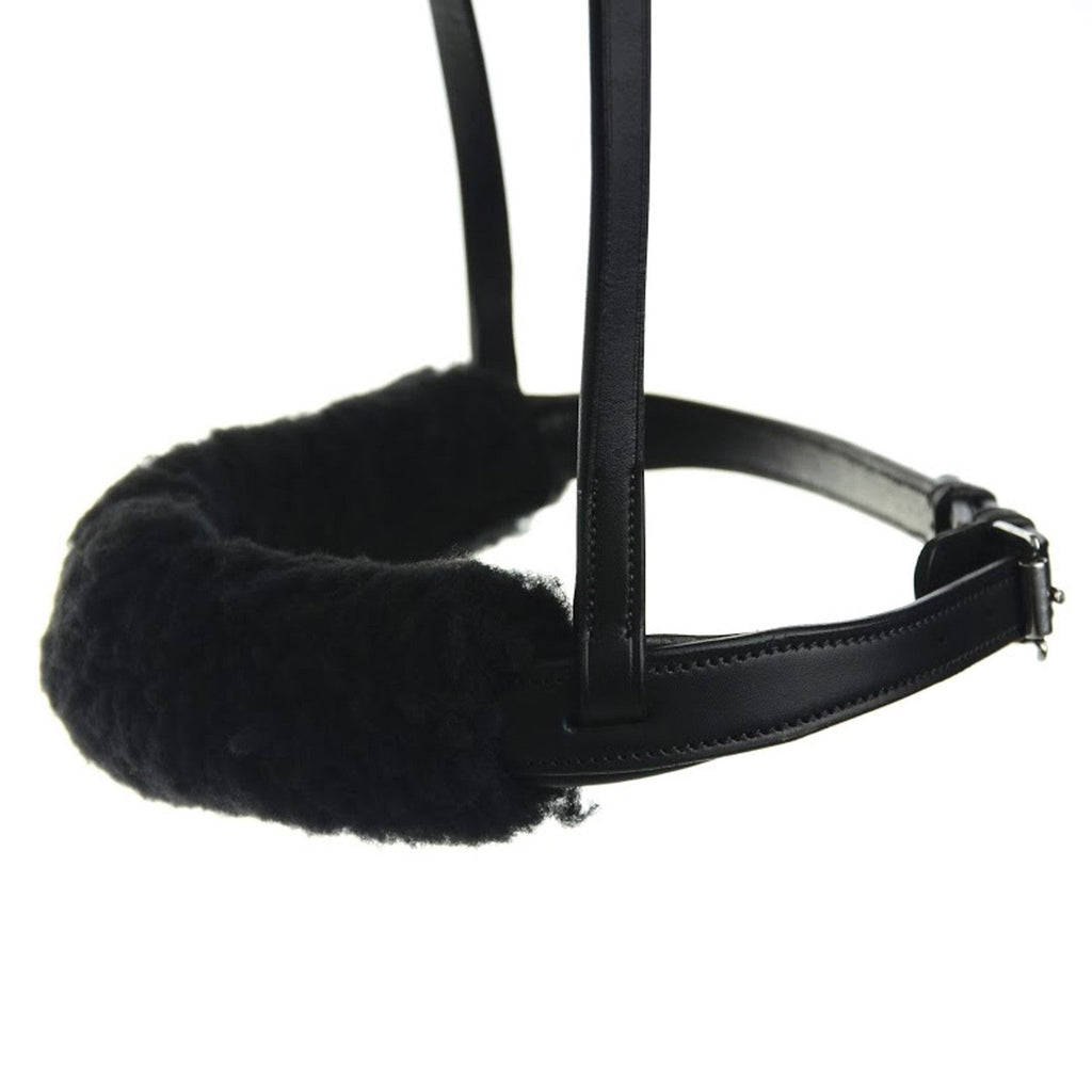 Hy Equestrian Noseband Cover - Black