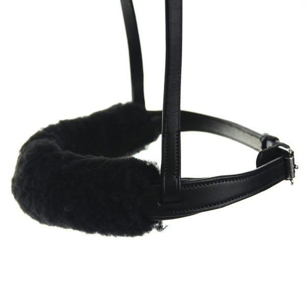 Hy Equestrian Noseband Cover - Black