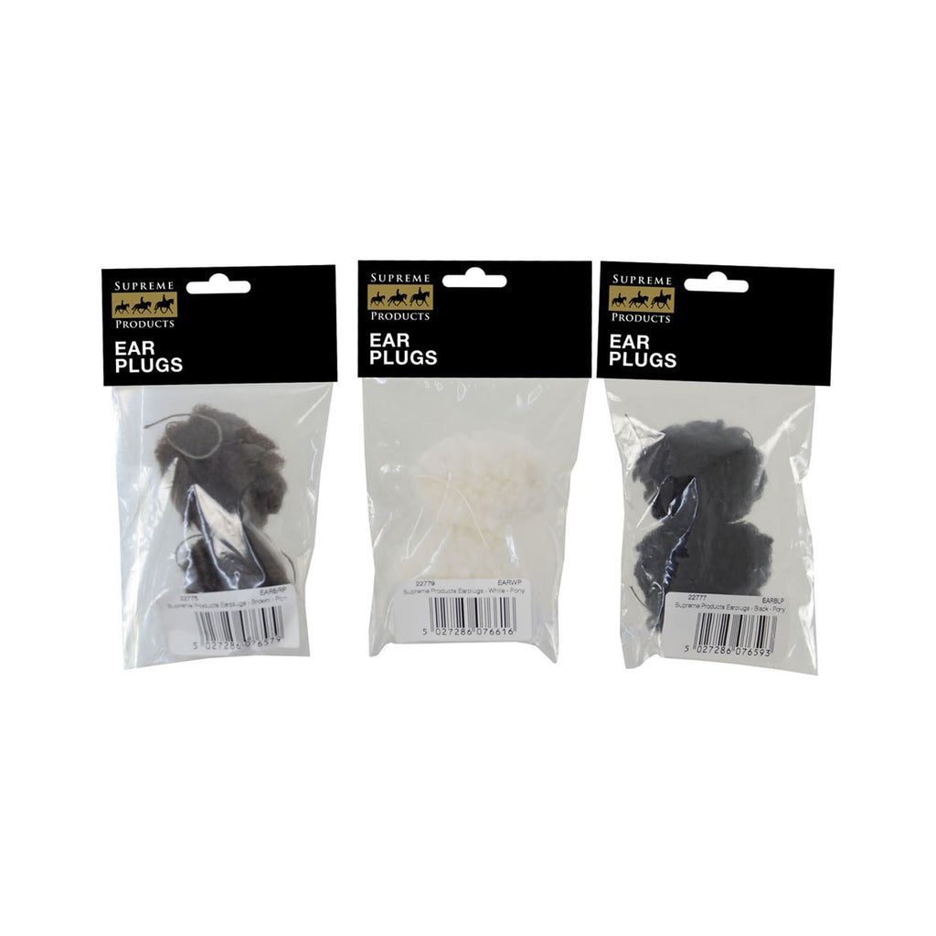 Supreme Products Fleece Earplugs - Black