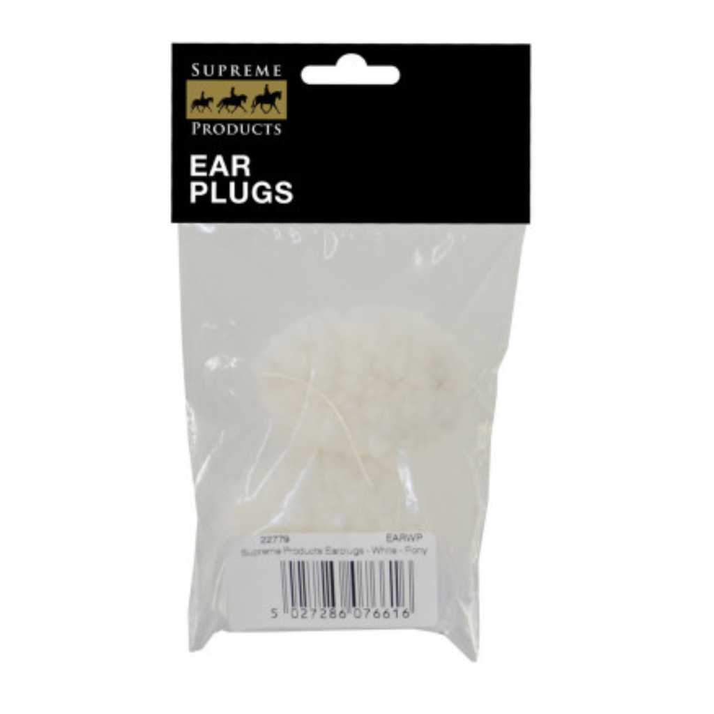 Supreme Products Fleece Earplugs - White