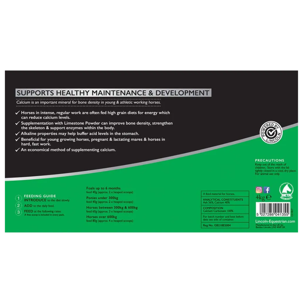 Lincoln Limestone Powder - 4kg