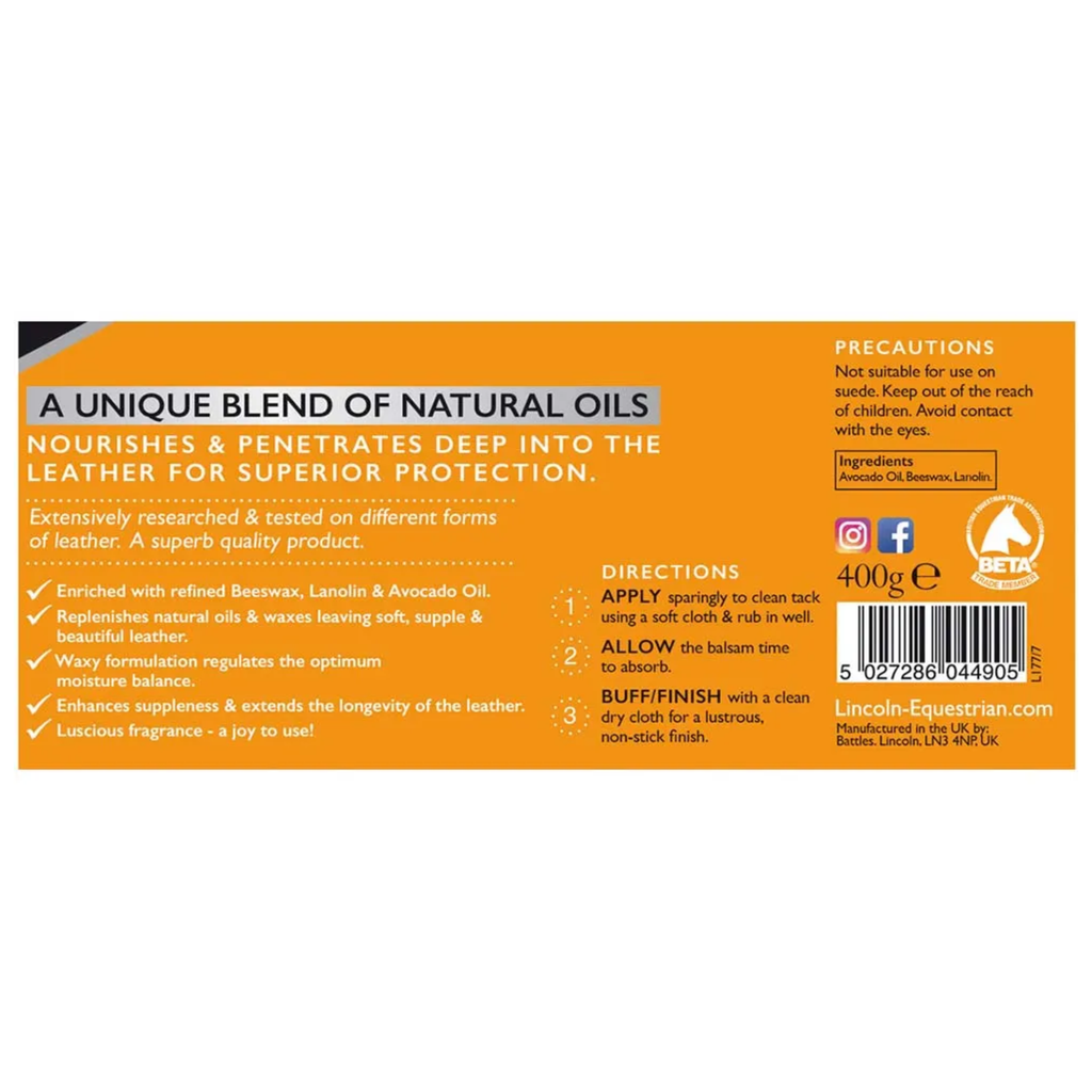 Lincoln Superior Leather Balsam - 400g