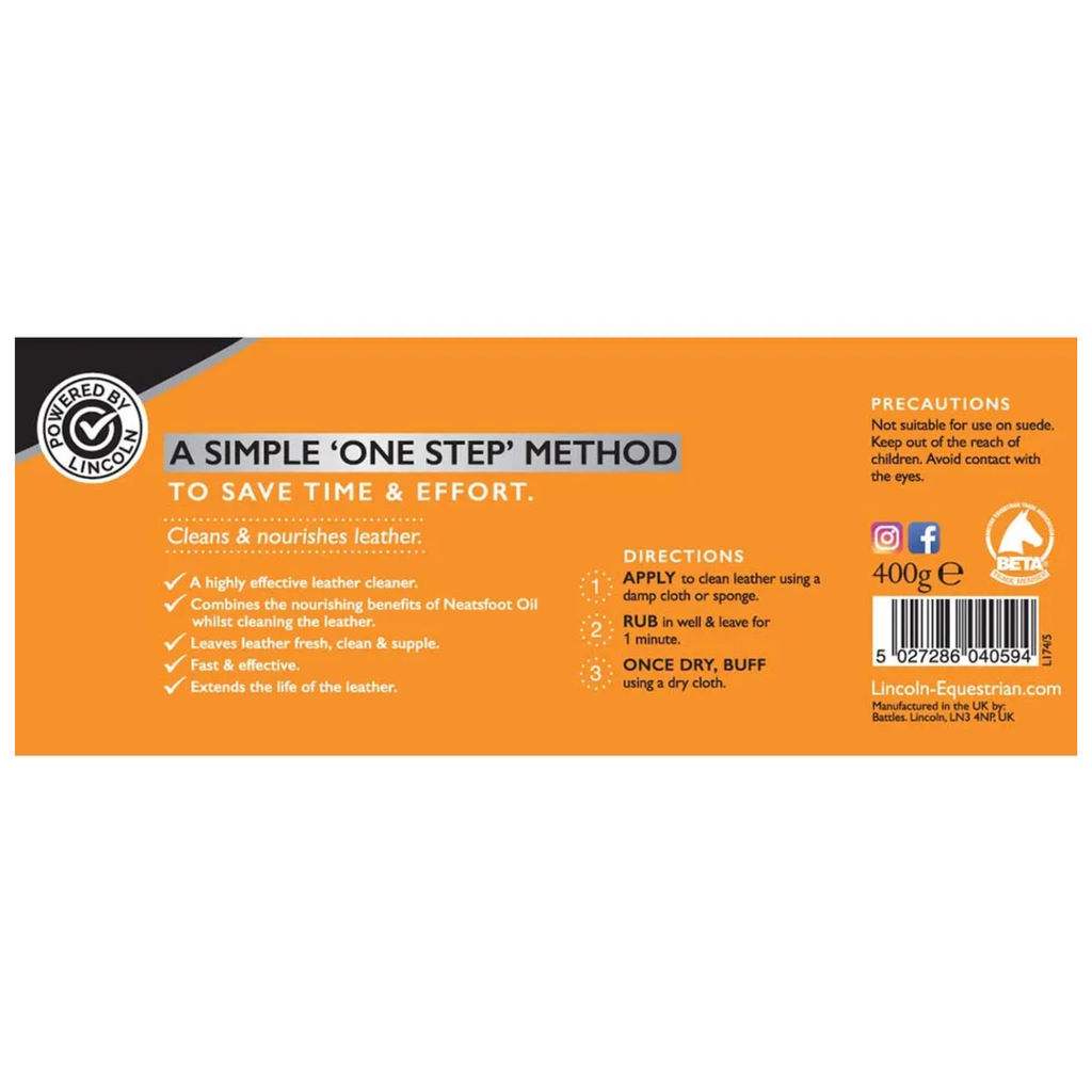 Lincoln Neatsfoot Gel Soap - 400g