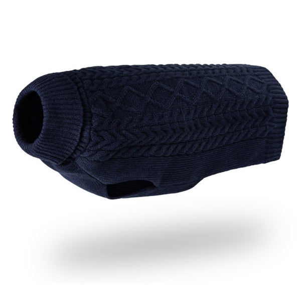 Petface Knitted Dog Jumper - Navy