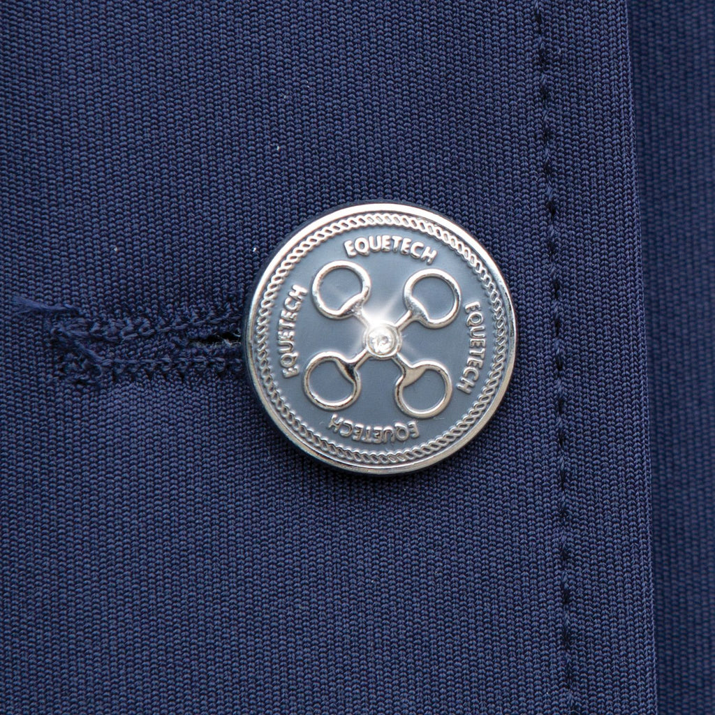 Equetech Jersey Deluxe Competition Jacket - Navy/Silver