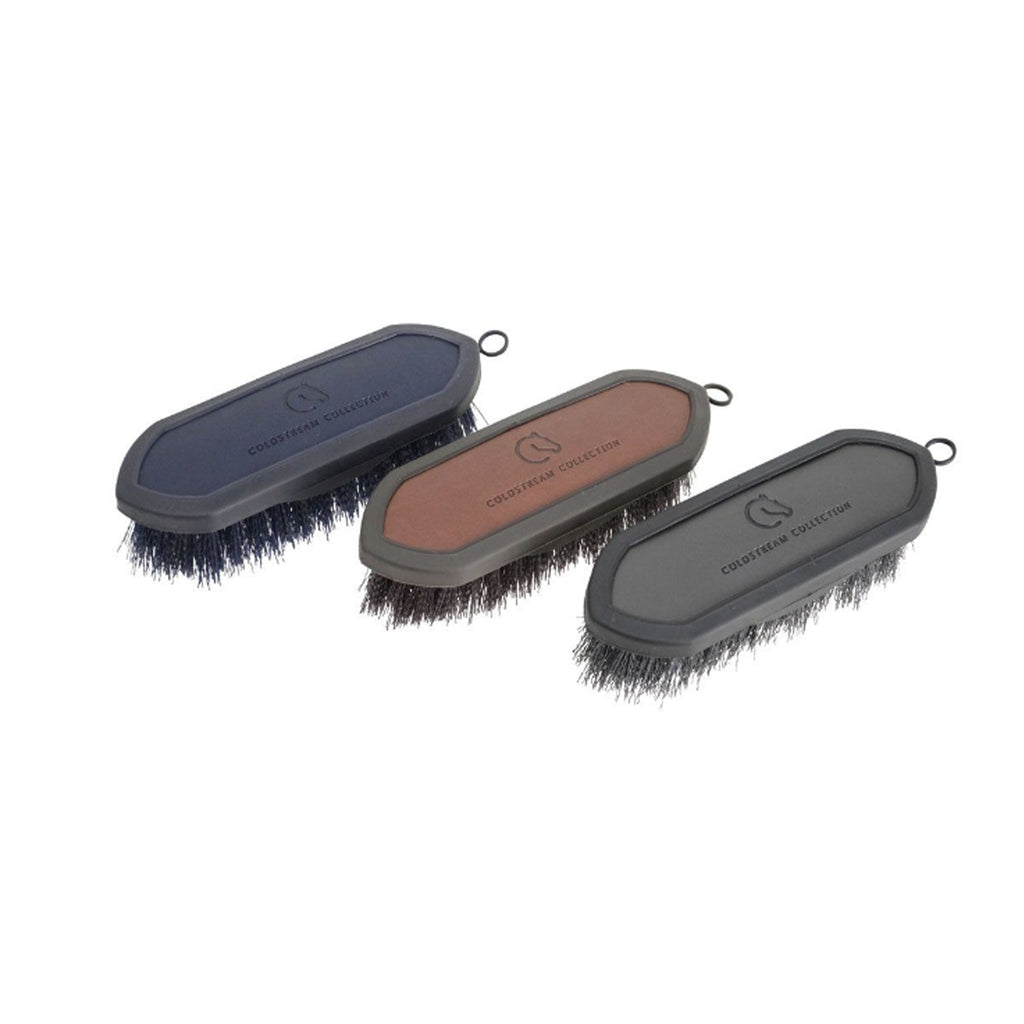 Coldstream Faux Leather Dandy Brush - Navy/Black