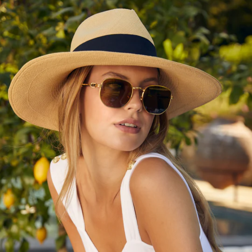 Holland Cooper Monaco Sunglasses - Gold