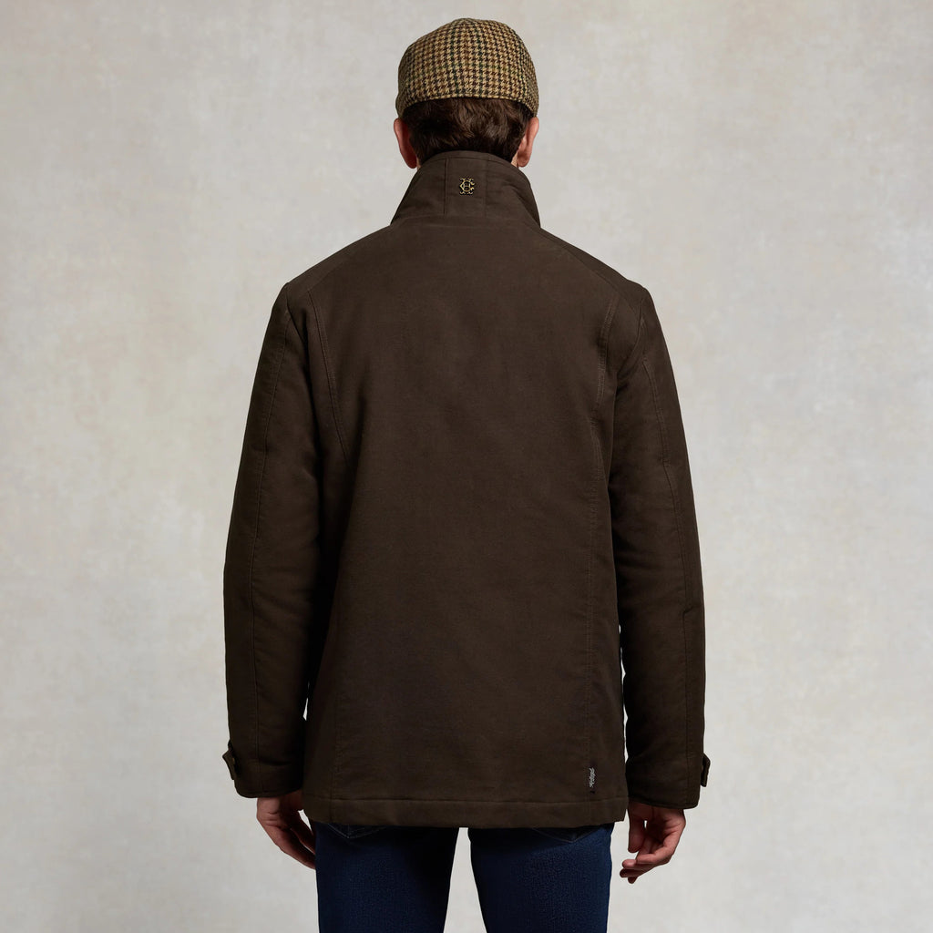 Holland Cooper Mens Moleskin Field Coat - Country Khaki