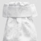 Barcelona Swirl Deluxe Ready-Tied Stock - White