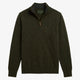 Holland Cooper Mens Fine Quarter Zip Knit - Moss