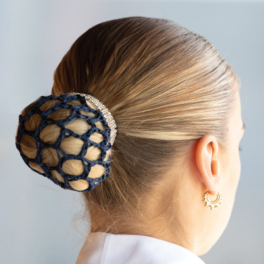 Equetech Crystals Bun Ring