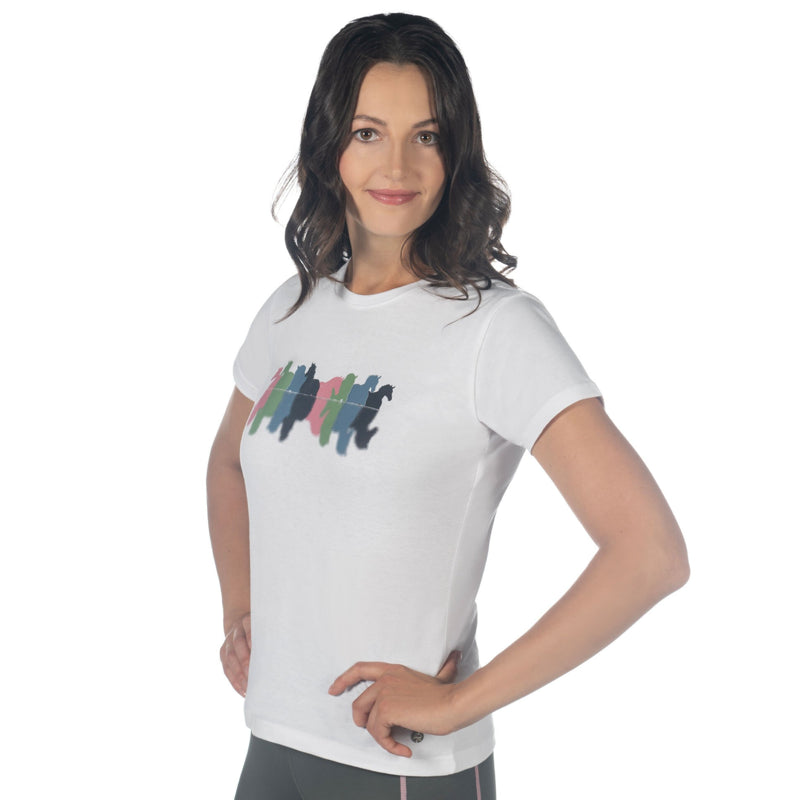 HKM Ladies Mirror T-Shirt - White