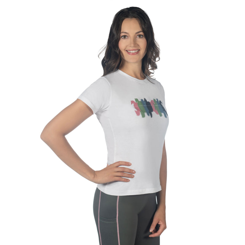 HKM Ladies Mirror T-Shirt - White