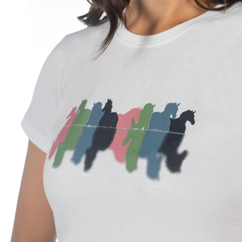 HKM Ladies Mirror T-Shirt - White