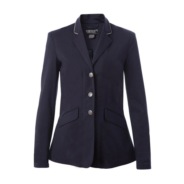 Equetech Junior Jersey Deluxe Competition Jacket - Navy