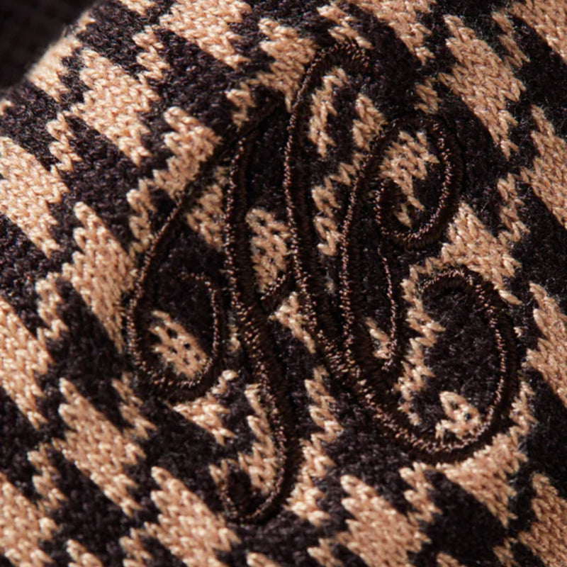 Holland Cooper Mens Sock Gift Box - Chocolate Houndstooth Set