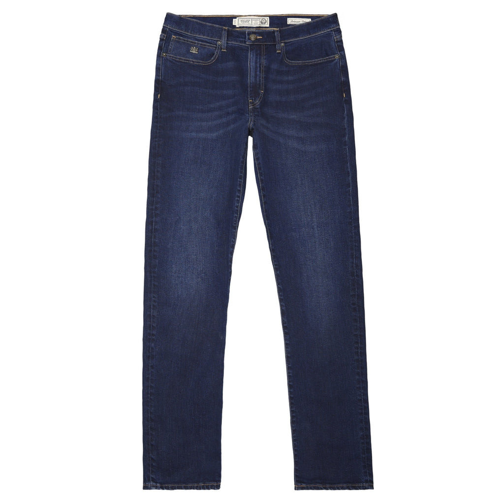 Holland Cooper Mens Classic Straight Jean - Washed Indigo