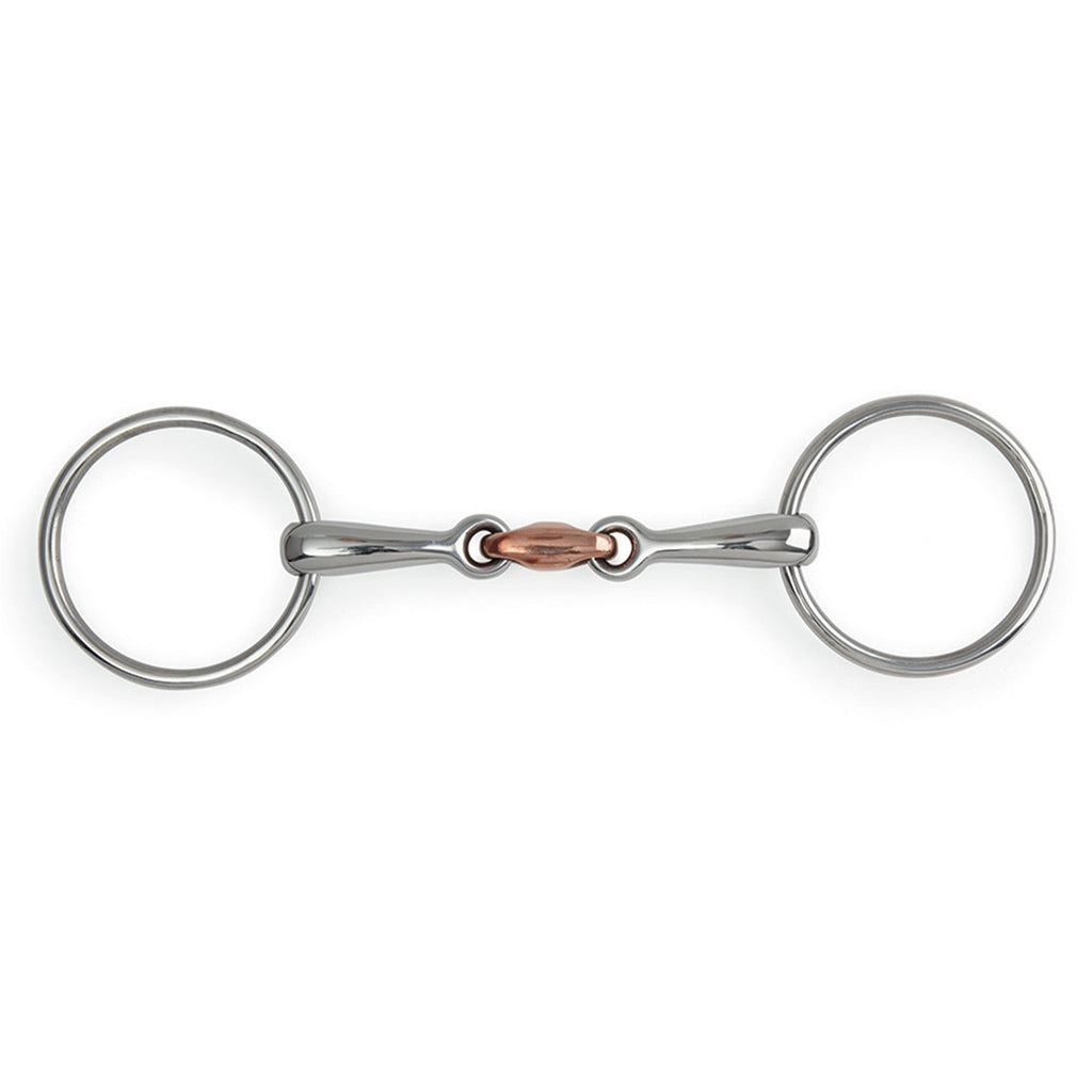Loose Ring Copper Lozenge Snaffle Stainless Steel